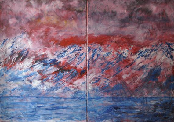 Bergsee (Diptychon)