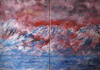 Bergsee (Diptychon)