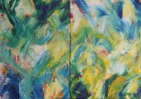 Entdecke die Welt Diptychon